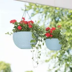 GSC Weave Self-Watering Hanging Basket, 10" 7 GSC Weave Self-Watering Hanging Basket, 10" -Plant Supports Shop 8596490 2069 tif