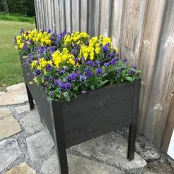 GSC Eco-Stained Elevated Planter Box, 2'x4' 12 GSC Eco-Stained Elevated Planter Box, 2'x4' -Plant Supports Shop 8596759 01CUST 1