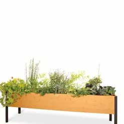 GSC Eco-Stained Elevated Planter Box, 2'x8' 20 GSC Eco-Stained Elevated Planter Box, 2'x8' -Plant Supports Shop 8596760 101 tif