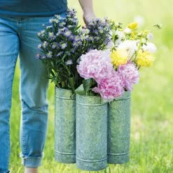 GSC Galvanized Flower Caddy