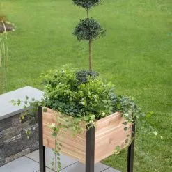 GSC Elevated Cedar Planter Box, 2' X 2' -Plant Supports Shop 8597991 9605 tif