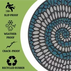 GSC Swirl Stepping Stone 10 GSC Swirl Stepping Stone -Plant Supports Shop 8598248 3