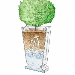 GSC Kensington Self-Watering Tall Patio Planter, 25" 12 GSC Kensington Self-Watering Tall Patio Planter, 25" -Plant Supports Shop 8598549 0001 art tif
