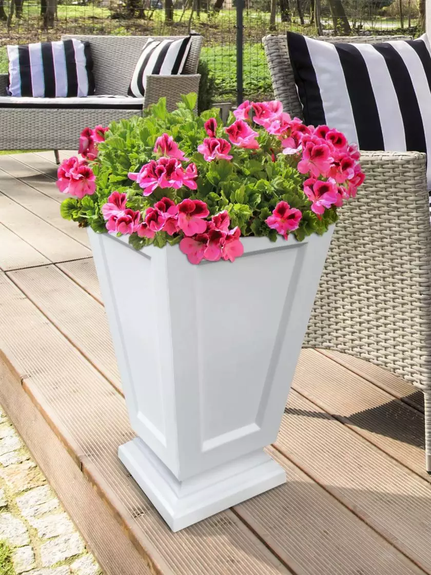 GSC Kensington Self-Watering Tall Patio Planter, 25" 4 GSC Kensington Self-Watering Tall Patio Planter, 25" - Image 2