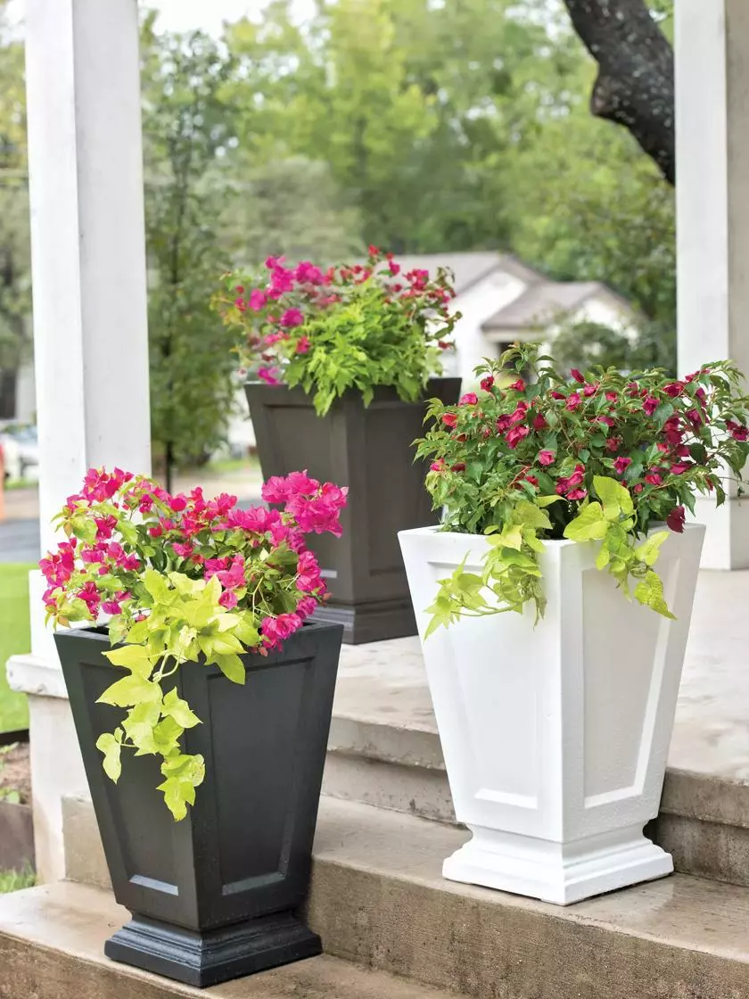 GSC Kensington Self-Watering Tall Patio Planter, 25" 3 GSC Kensington Self-Watering Tall Patio Planter, 25"