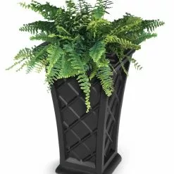 GSC Carolina Self-Watering Tall Planter, 28" -Plant Supports Shop 8598645 101V tif