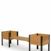 GSC Elevated Cedar Planter Bench Kit, Eco-Stained, 90"