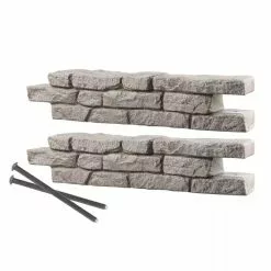 GSC Rock Lock Interlocking Garden System, Straight Sets -Plant Supports Shop 8598735 01V