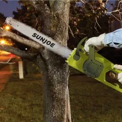 GSC Sun Joe® Electric Chain Saw, 40V -Plant Supports Shop 8599176 02v
