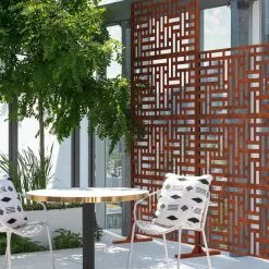 GSC Veradek 3-Panel Privacy Screen Set, Blocks -Plant Supports Shop 8599185 04V tif