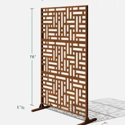 GSC Veradek 3-Panel Privacy Screen Set, Blocks -Plant Supports Shop 8599185 11V tif