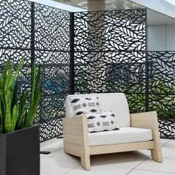 GSC Veradek 3-Panel Privacy Screen Set, Flowleaf -Plant Supports Shop 8599187 11V tif