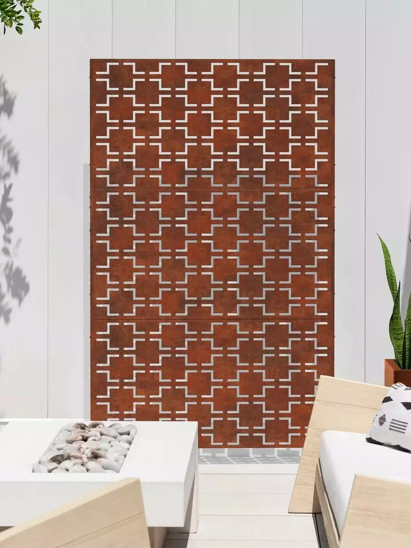 GSC Veradek 3-Panel Privacy Screen Set, Quadra 3 GSC Veradek 3-Panel Privacy Screen Set, Quadra