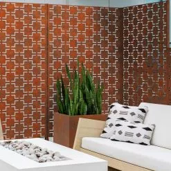 GSC Veradek 3-Panel Privacy Screen Set, Quadra 11 GSC Veradek 3-Panel Privacy Screen Set, Quadra -Plant Supports Shop 8599204 06V tif