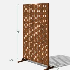 GSC Veradek 3-Panel Privacy Screen Set, Quadra 13 GSC Veradek 3-Panel Privacy Screen Set, Quadra -Plant Supports Shop 8599204 12V tif
