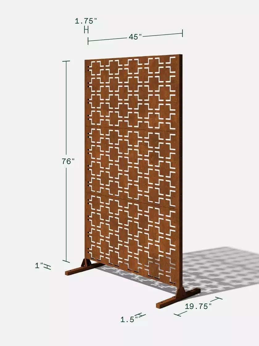GSC Veradek 3-Panel Privacy Screen Set, Quadra 8 GSC Veradek 3-Panel Privacy Screen Set, Quadra - Image 6