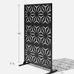 GSC Veradek 3-Panel Privacy Screen Set, Star -Plant Supports Shop 8599205 11V tif