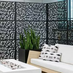 GSC Veradek 3-Panel Privacy Screen Set, Web 12 GSC Veradek 3-Panel Privacy Screen Set, Web -Plant Supports Shop 8599206 10V tif