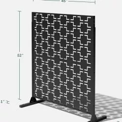 GSC Veradek 2-Panel Privacy Screen Set, Quadra -Plant Supports Shop 8599207 11V tif