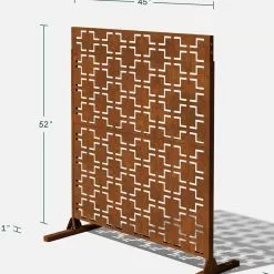 GSC Veradek 2-Panel Privacy Screen Set, Quadra -Plant Supports Shop 8599207 12V tif