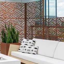 GSC Veradek 2-Panel Privacy Screen Set, Flowleaf -Plant Supports Shop 8599212 06V tif