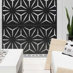 GSC Veradek 2-Panel Privacy Screen Set, Star