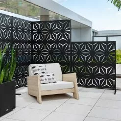 GSC Veradek 2-Panel Privacy Screen Set, Star -Plant Supports Shop 8599214 09v