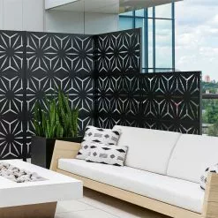 GSC Veradek 2-Panel Privacy Screen Set, Star -Plant Supports Shop 8599214 10v