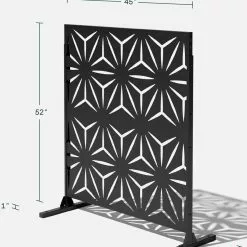 GSC Veradek 2-Panel Privacy Screen Set, Star -Plant Supports Shop 8599214 11v