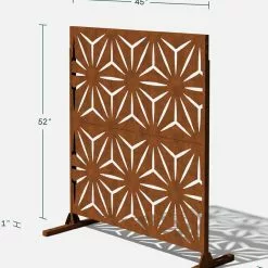 GSC Veradek 2-Panel Privacy Screen Set, Star -Plant Supports Shop 8599214 12v