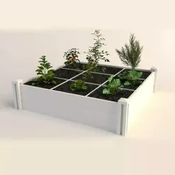 GSC Raised Garden Bed With Grow Grid, 4' X 4' -Plant Supports Shop 8599291 02V