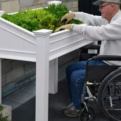 GSC Liberty Accessible Vinyl Elevated Raised Garden