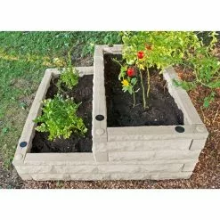 GSC Garden Wizard Cascade Self-Watering Raised Bed, 4' X 4' 7 GSC Garden Wizard Cascade Self-Watering Raised Bed, 4' X 4' -Plant Supports Shop 8599316 21V