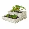 GSC Garden Wizard Cascade Self-Watering Raised Bed, 4' X 4' 2 GSC Garden Wizard Cascade Self-Watering Raised Bed, 4' X 4' -Plant Supports Shop 8599316 22V garden wizard cascade self watering raised bed 4x4 sandstone