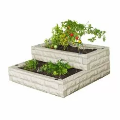 GSC Garden Wizard Cascade Self-Watering Raised Bed, 4' X 4'