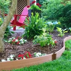 GSC Curved Composite Landscape Edging Kit With 1" Boards