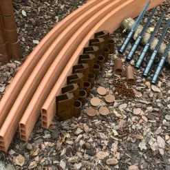 GSC Curved Composite Landscape Edging Kit With 1" Boards 13 GSC Curved Composite Landscape Edging Kit With 1" Boards -Plant Supports Shop 8599404 05V tif