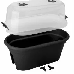 GSC Exaco Trading Corsica Oval Bridge Planter With Cover -Plant Supports Shop 8599435 02V tif