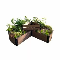 GSC Circle Keyhole Garden With 1" Boards