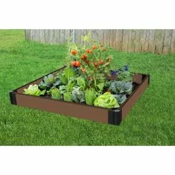 GSC 5-1/2" Composite Raised Garden Beds With 1" Boards 12 GSC 5-1/2" Composite Raised Garden Beds With 1" Boards -Plant Supports Shop 8599449 01V
