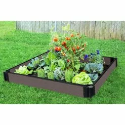 GSC 5-1/2" Composite Raised Garden Beds With 1" Boards 10 GSC 5-1/2" Composite Raised Garden Beds With 1" Boards -Plant Supports Shop 8599455 01V