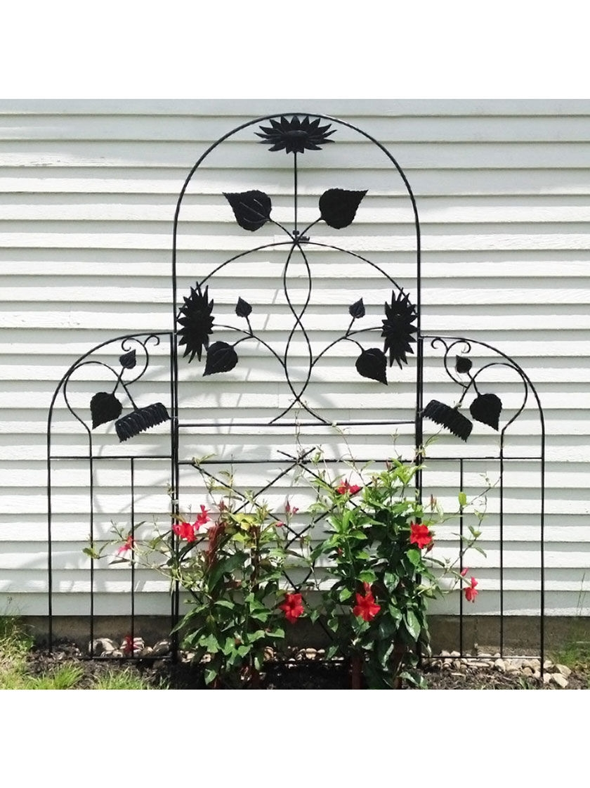 GSC Achla Designs Sunflower Trellis Side Panels, Set Of 2 4 GSC Achla Designs Sunflower Trellis Side Panels, Set Of 2 - Image 2