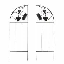 GSC Achla Designs Sunflower Trellis Side Panels, Set Of 2