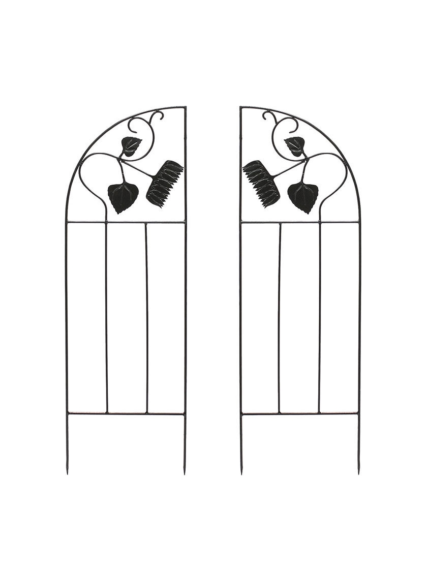 GSC Achla Designs Sunflower Trellis Side Panels, Set Of 2 3 GSC Achla Designs Sunflower Trellis Side Panels, Set Of 2
