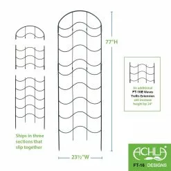 GSC Achla Designs Waves Trellis Extension Piece