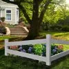 GSC Split Rail Corner Vinyl Fence -Plant Supports Shop 8599774 01V tif