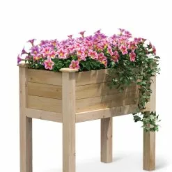 GSC Elevated Cedar Garden Bed, 32" X 16" X 31"