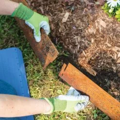 GSC Corten Steel Edging 5" H, Set Of 3 -Plant Supports Shop 8599845 0253 tif