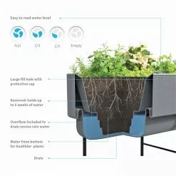 GSC Nest Elevated Planter 18" X 36" -Plant Supports Shop 8599885 16V