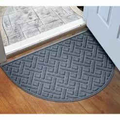 GSC Lattice Water Glutton Half-round Doormat 24" X 39"